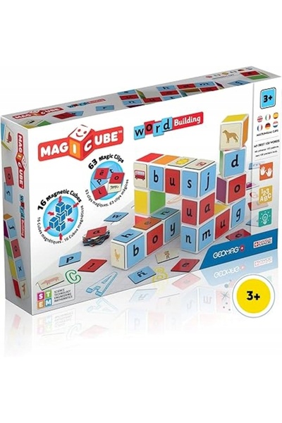 GEOMAG 84 Set clasic de construcție cu blocuri magnetice clasice