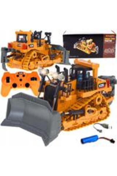 Skleplolki Buldozer RC cu LED-uri și Elemente Metalice