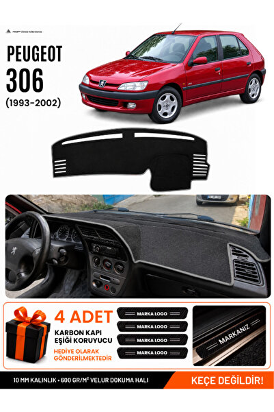 e-biz Peugeot 306 (1993-2002) Compatible Glove Box Protection, Glove Box Cove...