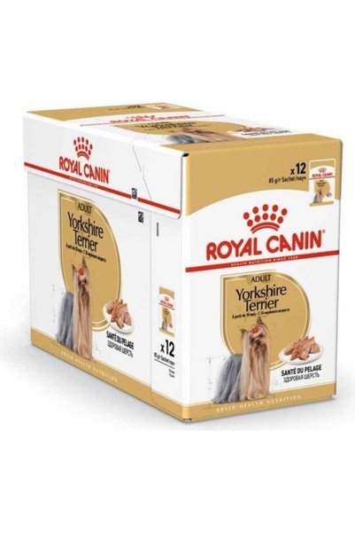 Royal Canin Yorkshire Terrier Adult Yaş Köpek Maması 85 gr 12 Adet Özel Aroma...