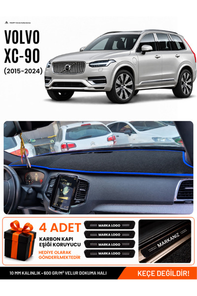 e-biz Volvo Xc-90 (2015-2024) Compatible Glove Box Protection, Glove Box Cove...