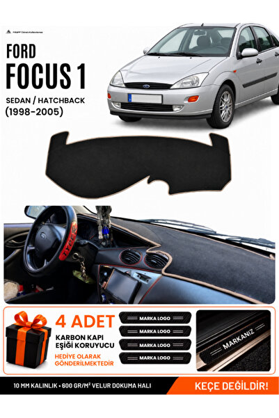 e-biz Ford Focus 1 (1998-2005) Compatible Glove Box Protection, Glove Box Cov...