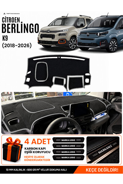 e-biz Citroen Berlingo K9 (2018-2026) Compatible Dashboard Cover, Dashboard C...