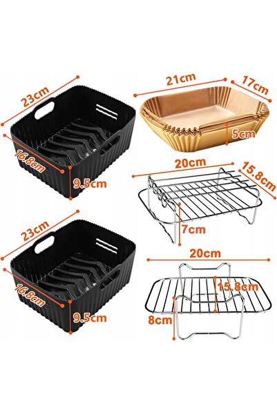 NO BRAND ACCESORII FRITEUZA CU AER CALD Ninja Foodi MAX 10.4L INGREPIE DE COP...
