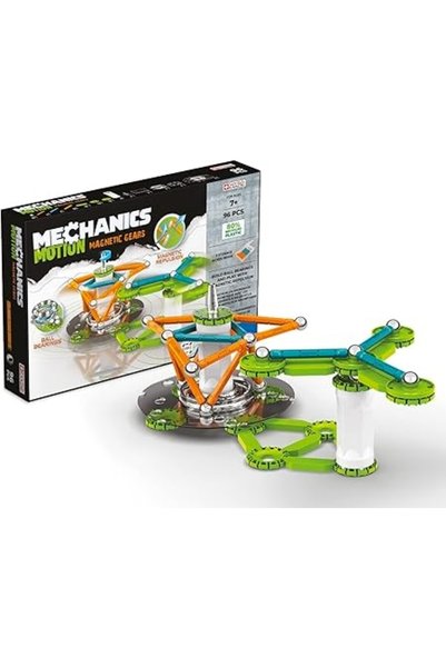 GEOMAG Set creativ de angrenaje magnetice cu 96 de elemente