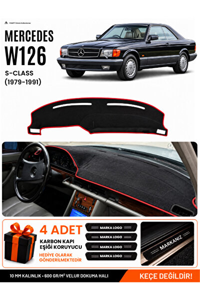 e-biz Mercedes W126-C126 (1979-1991) Compatible Glove Box Cover, Glove Box Ca...