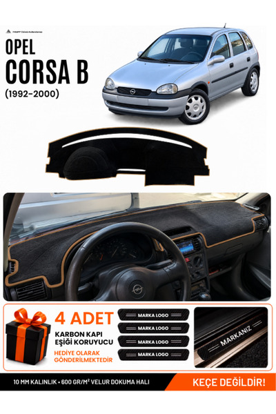 e-biz Opel Corsa B (1992-2000) Compatible Glove Box Cover, Glove Box Case - B...