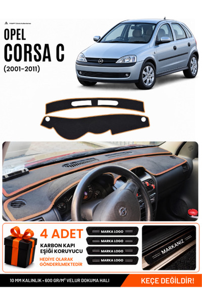 e-biz Opel Corsa C (2001-2011) Compatible Glove Box Cover, Glove Box Case - B...