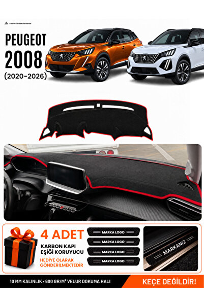 e-biz Peugeot 2008 (2020-2026) Compatible Dashboard Cover, Dashboard Case - B...