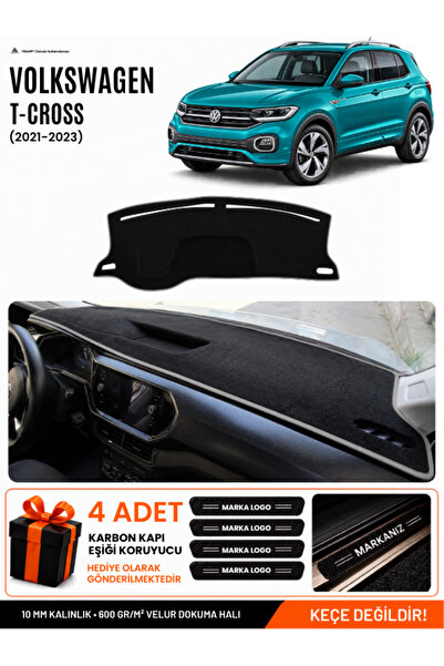 e-biz Volkswagen T-Cross (2021-2023) Compatible Dashboard Cover, Dashboard Ca...