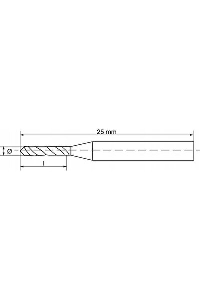 Format Bormașină miniaturală. DIN1899A hssepm,kszt.a 0.7mm PENTRU