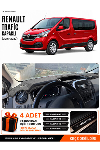 e-biz Renault Trafic Covered (2015-2022) Compatible Glove Box Cover, Glove Bo...