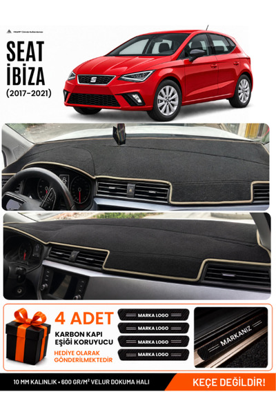 e-biz Seat Ibiza (2017-2021) Compatible Glove Box Protection, Glove Box Cover...