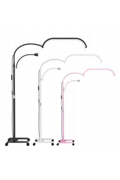 NO BRAND Lampă Cosmetică LED cu Stativ Moon Fără Umbre + Roți 45W Marinelli G...