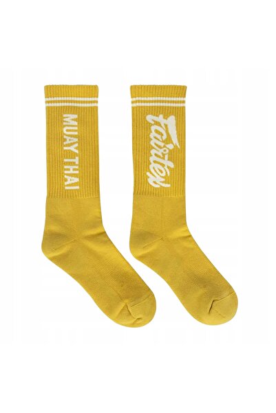 NO BRAND Șosete Fairtex SOCK2 galbene 47/48 EU|47/48 EU|47/48 EU