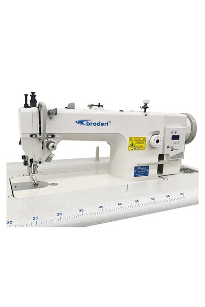Broderi Direct Drive Ayak Transportlu Büyük Mekik Deri Makinası