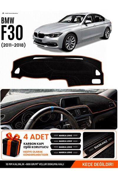e-biz غطاء حماية لوحة القيادة متوافق مع BMW F30 (2010-2018)، غطاء لوحة القياد...