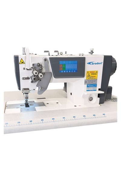 Broderi Otomatik Çift Step Motor Büyük Mekik İptalli Çift İğne