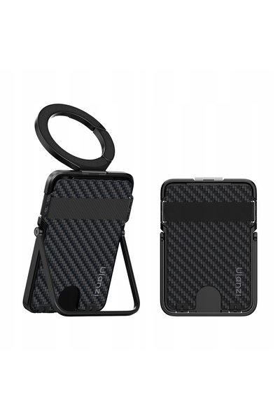 NO BRAND Suport magnetic MagSafe pentru carduri 2-în-1 + Suport telefon Ulanz...