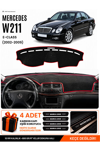 e-biz Mercedes W211 E-Class (2002-2009) Compatible Glove Box Cover, Glove Box...