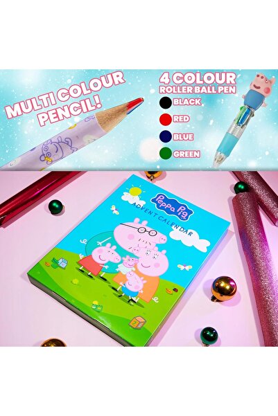 NO BRAND CALENDARUL DE ADVENT PEPPA PIG – PEPPA PORCUȘORUL, PENTRU COPII, SUR...