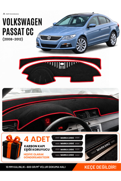 e-biz Volkswagen Passat Cc (2008-2012) Compatible Dashboard Cover, Dashboard ...