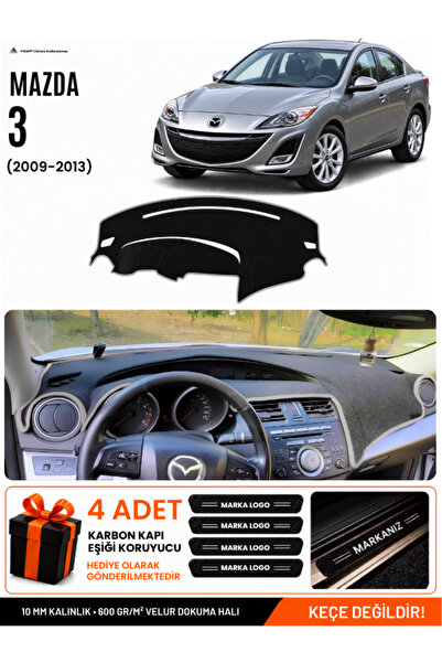 e-biz Mazda 3 (2009-2013) Compatible Glove Box Protection, Glove Box Cover, G...