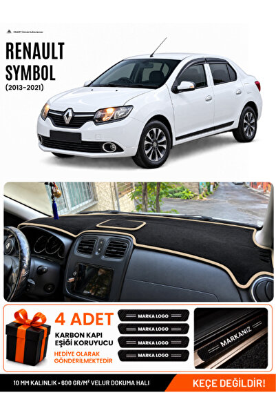 e-biz Renault Symbol Top Covered (2013-2021) Compatible Glove Box Cover, Glov...