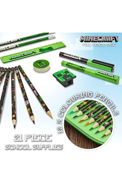 NO BRAND Caiet Minecraft pentru copii pentru școală cu multiple compartimente...
