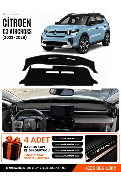 e-biz Ci̇troen C3 Ai̇rcross (2023-2026) Compatible Glove Box Cover, Glove Box...