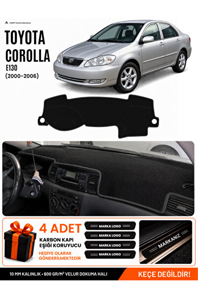 e-biz Toyota Corolla E130 (2000-2006) Compatible Dashboard Cover, Dashboard C...