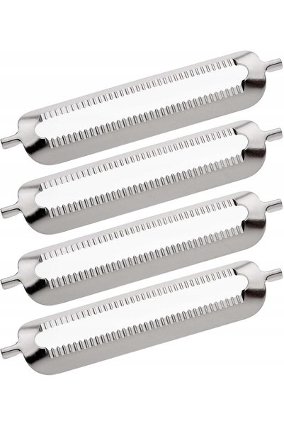 NO BRAND 4 bucăți Lame Turbo de înlocuire pentru Peeler, din oțel inoxidabil,...