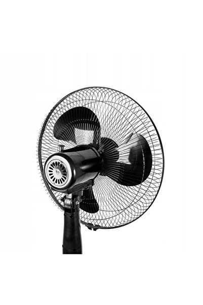 AGA Ventilator de podea 40cm Negru PUTERNIC SILENT pentru casă înălțime 125cm