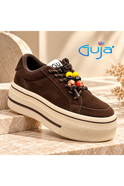 Guja 26K366-2 Suede Thick Sole Sneaker