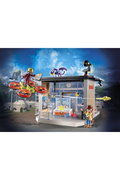 Playmobil Cum să-ți dresezi dragonul 71084 Laboratorul Icaris, kit +4 ani