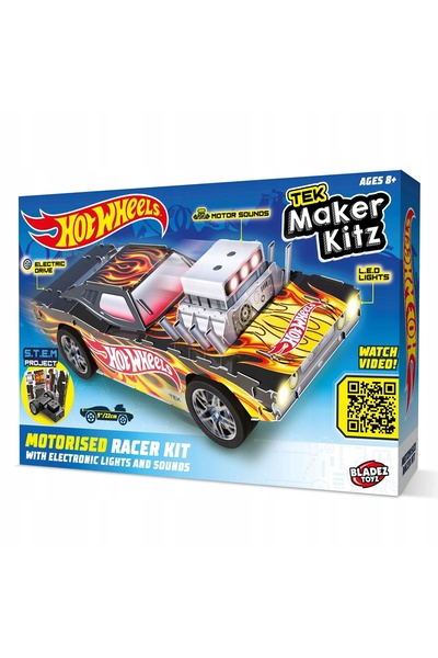 Bladez Toyz HOT WHEELS DODGE MAKER KITZ mașină de asamblat cu lumini și sunete