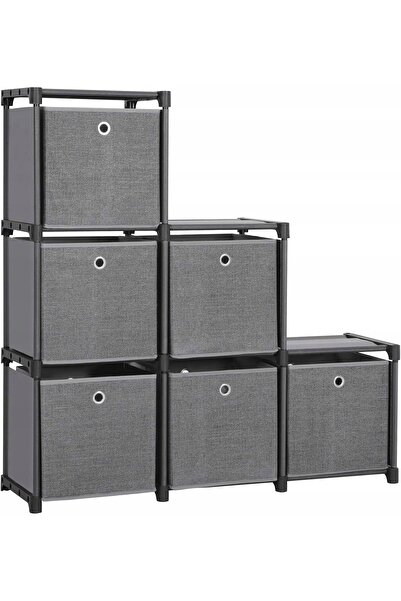NO BRAND DULAP ORGANIZATOR CU 6 CUBURI, STIL MODERN, 105 x 105 x 30cm, NEGRU