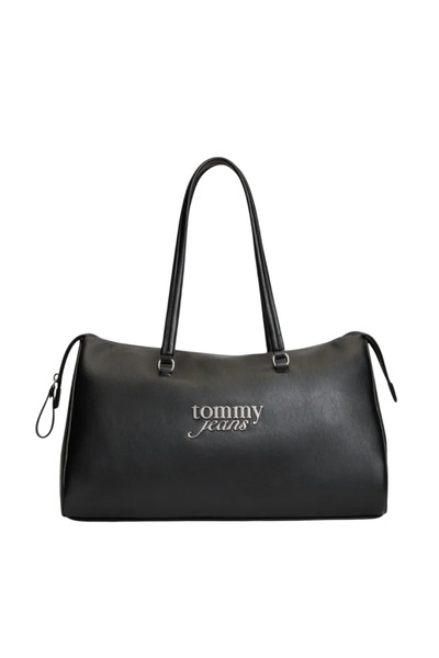 Tommy Hilfiger Γυναικεία Tote Τσάντα Μαύρη Tommy Jeans AW0AW19054-BDS