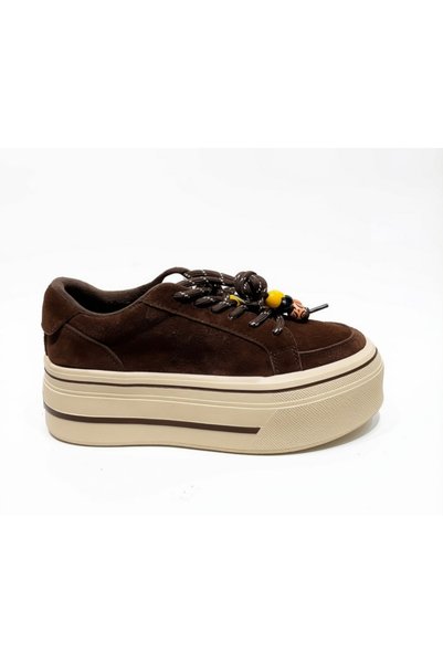 Guja 26K366-2 Suede Thick Sole Sneaker