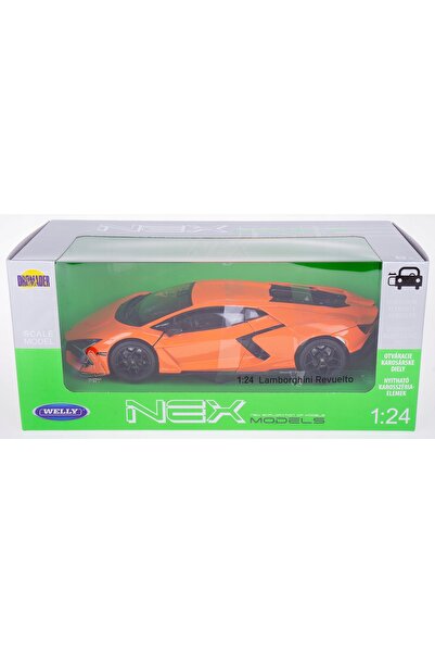 WELLY LAMBORGHINI REVUELTO 1:24 MODEL METALIC PORTOCALIU