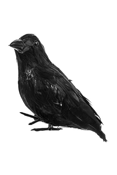 OEM Black decorative magpie 15cm