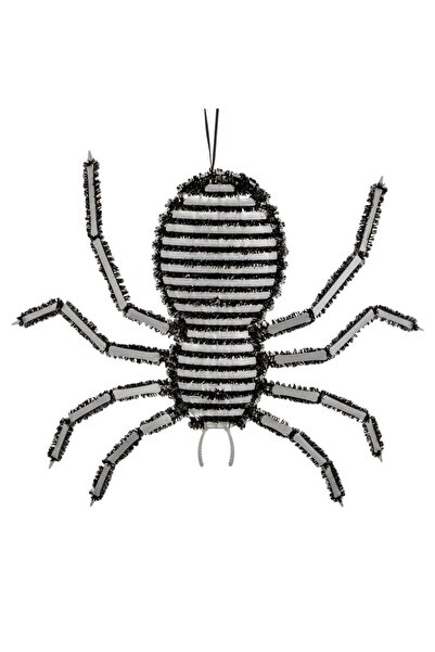 OEM Halloween Decoration Black Spider Glow in the Dark Tinsel 57x52cm