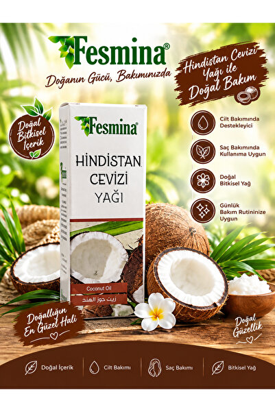 Fesmina Hindistan Cevizi Yağı 20 ml – Bakım Yağı