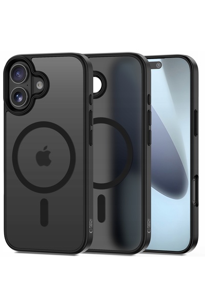 Tech-Protect Husă pentru iPhone 17 MagSafe MagMat TPU PC Negru Mat Accesorii GSM