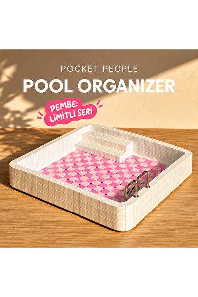 Pocket People Mood Trays Pool Party Mini Havuz Dekoratif Tepsi Organizer – Ta...
