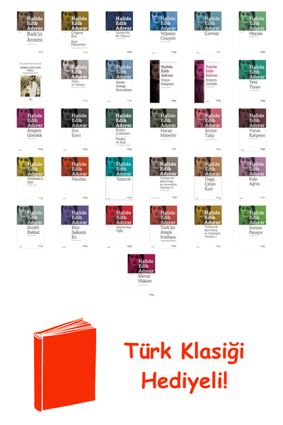 CAN Halide Edib Adıvar 31 Kitap Seti + Türk Klasiği