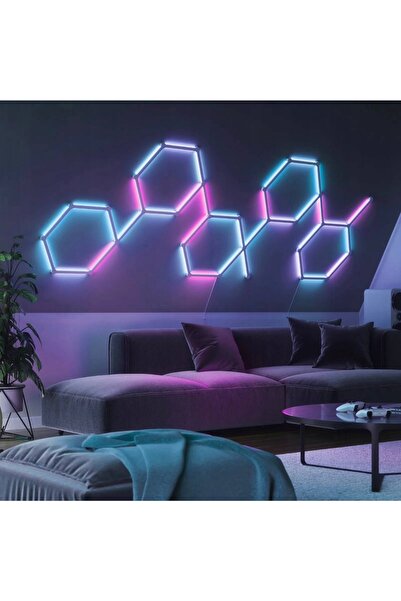Nanoleaf Lampa smart Lines Pachet de extindere la 60 de grade (3 bucăți)
