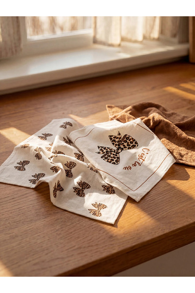 LC Waikiki Lcw Home Mixed Patterned Drying Cloths 3-Pack 40X50 cm