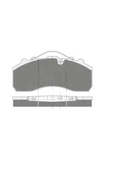 HEXEN DBS8008 σετ τακάκια δισκόφρενου 247,5 × 109,5 × 30 χιλ. για Knorr SB7/SN7