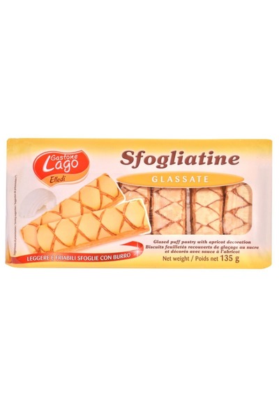 CATIANO Foitaj Glazurat cu Aroma de Caise 135g